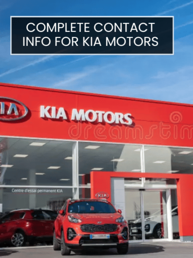 Complete Contact Info for Kia Motors Finance Customer Service